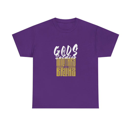 ⚔️ God’s Soldier Military Bruhz T-Shirt – Omega Warrior Brotherhood Edition ⚔️