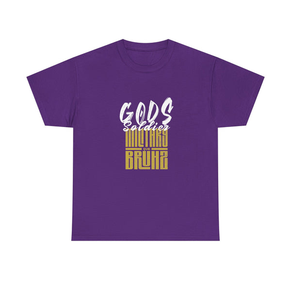 ⚔️ God’s Soldier Military Bruhz T-Shirt – Omega Warrior Brotherhood Edition ⚔️